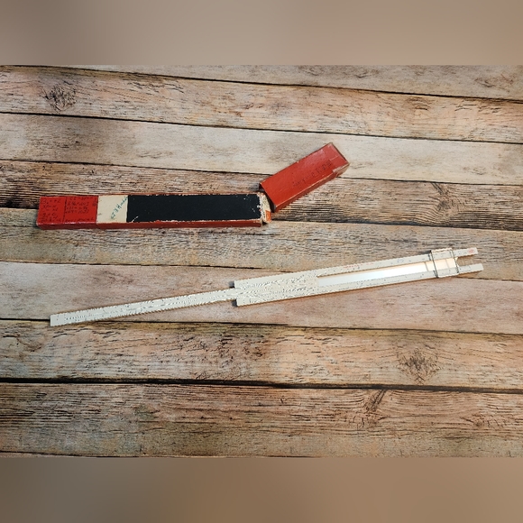 Vintage 1970s 10" Fredrick Post Manheim Logarithmic Student Slide Ruler - Picture 10 of 10